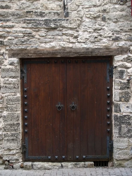 stock image Doors in a tower of ancient city