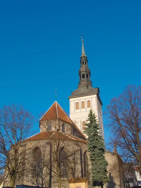 Niguliste church in old Tallinn — Stock Photo, Image