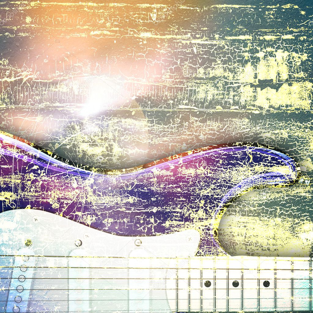 Abstract grunge music background