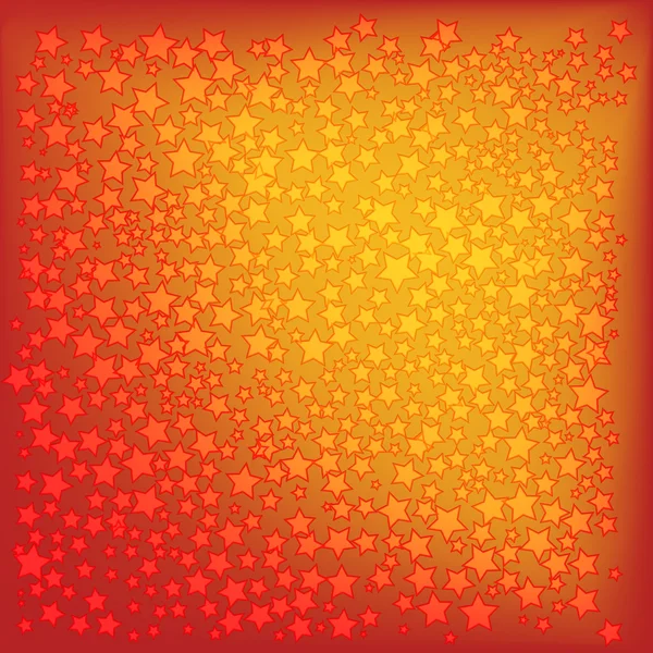 抽象的圣诞红星星背景 — 图库矢量图片