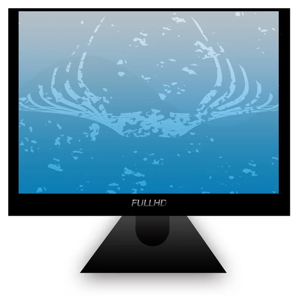 Telewizor LCD — Wektor stockowy