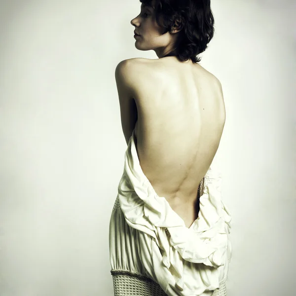 Spogliati donna elegante — Foto Stock