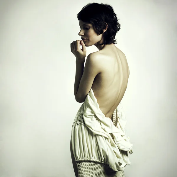 Svléknout elegantní žena — Stock fotografie
