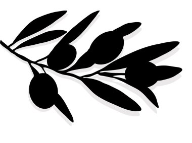 Olive branch clipart