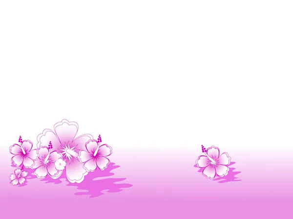 Flores de rosa — Vector de stock
