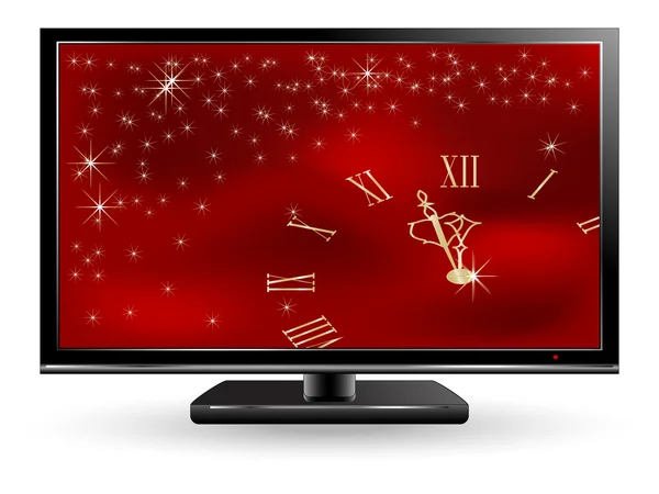 LCD television — Vector de stoc