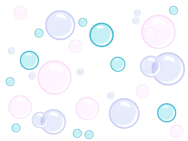 Bubbels patroon — Stockvector