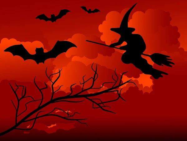 Noite de Halloween —  Vetores de Stock