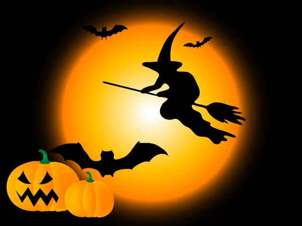 Halloweenské noci — Stockový vektor