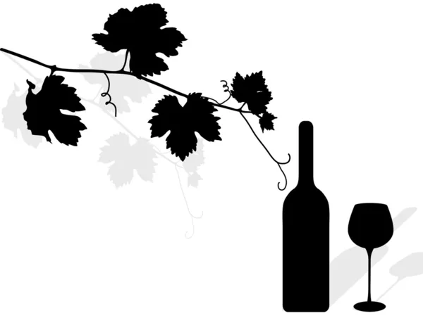 Vine leaves — Stock Vector