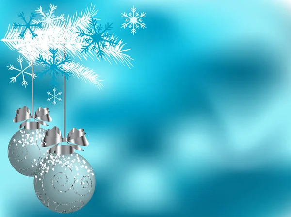 Boules de verre de Noël — Image vectorielle