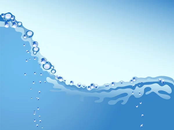 물의 물결 — 스톡 벡터