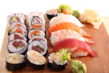 Set of sushi clipart