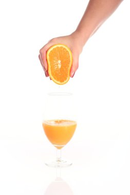 Squeezed orange juice clipart