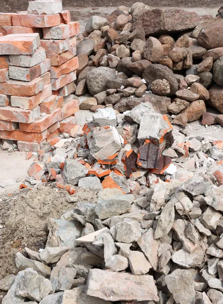 stock image Pile of f rubble