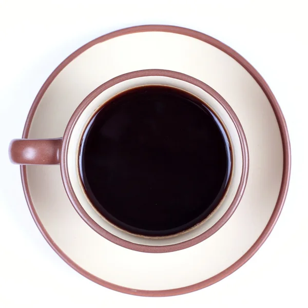 Egy csésze fekete kávét. Stock Kép