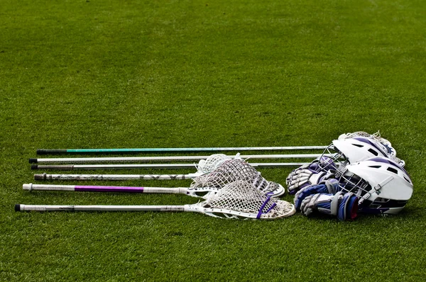 Lacrosse apparatuur — Stockfoto