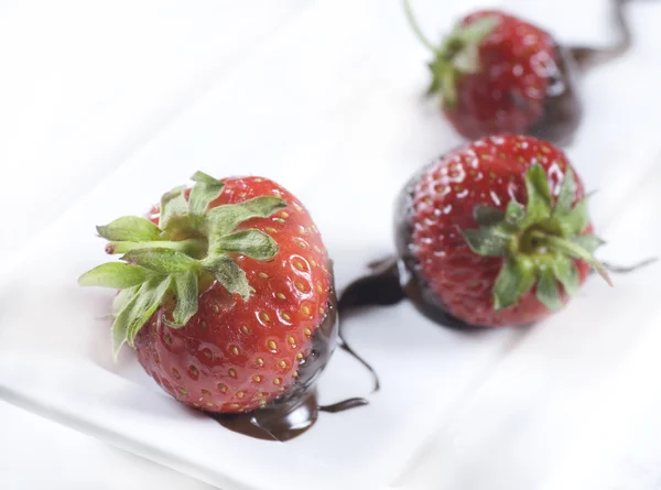 Strawberries dessert — Stock Photo, Image