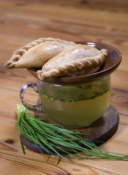 Eine traditionelle Karaite-Pasta-Kibin — Stockfoto
