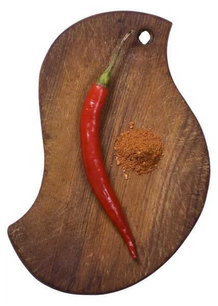 Rood gekookte chili peper — Stockfoto