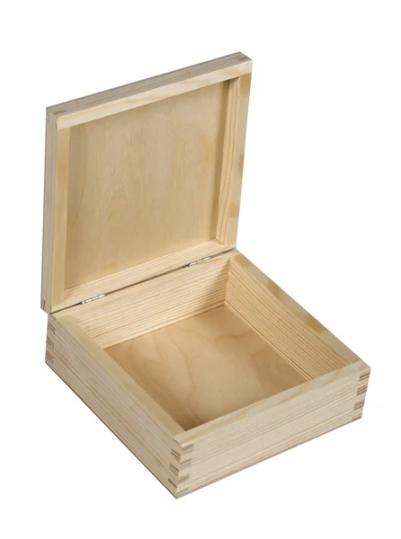 stock image Wooden box