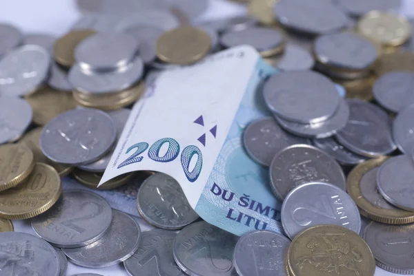 Litván pénz Stock Kép