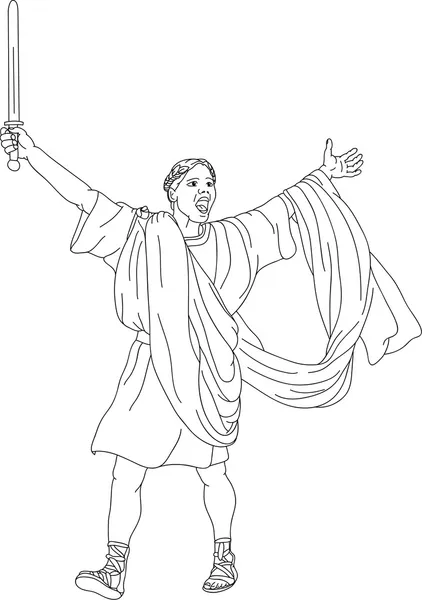 Segrande romerska — Stock vektor