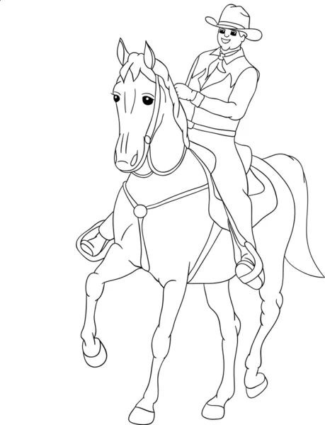 Rider Western — стоковый вектор