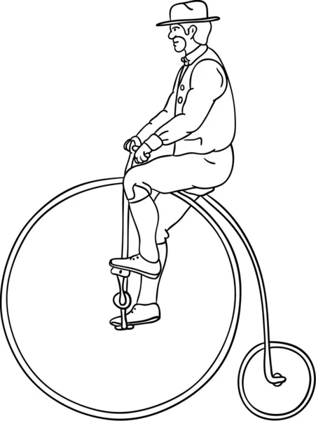 Μεγάλο ποδηλάτης — Διανυσματικό Αρχείο