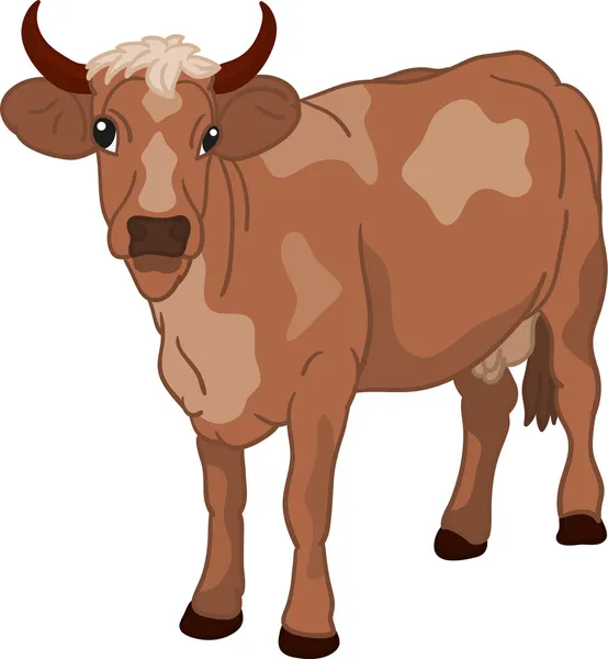 Vaca. — Vector de stock