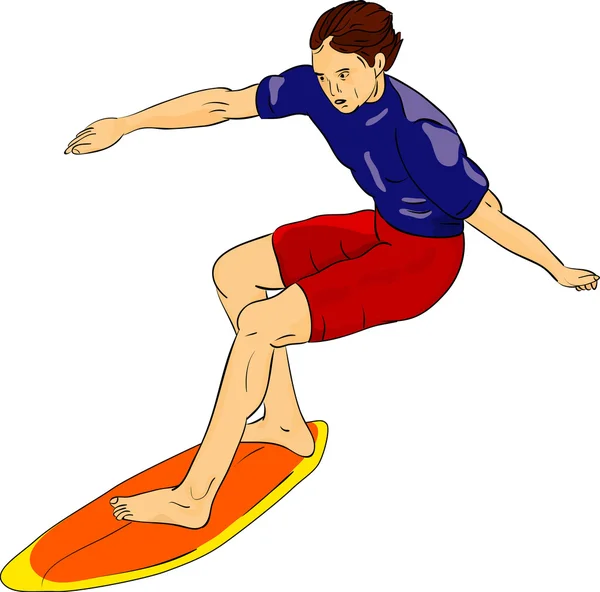 Surfer — Stock Vector