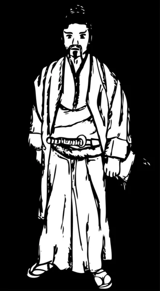 Samuray — Stok Vektör