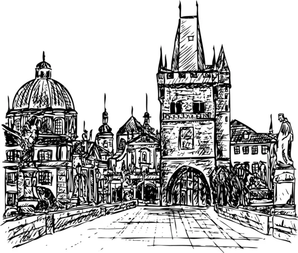 Прага — стоковий вектор