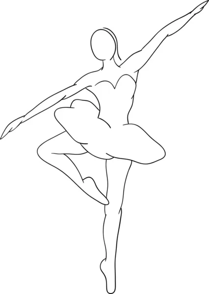 Ballett — Stockvektor