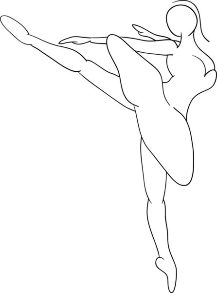 Balletto — Vettoriale Stock