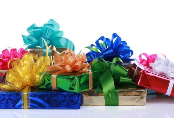 Presentes de Natal coloridos — Fotografia de Stock