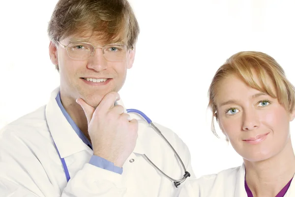 Confident and friendly medical team — Stock Photo, Image