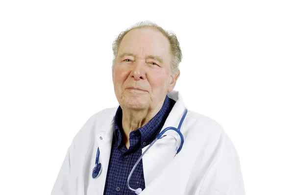 Oudere mannelijke arts — Stockfoto