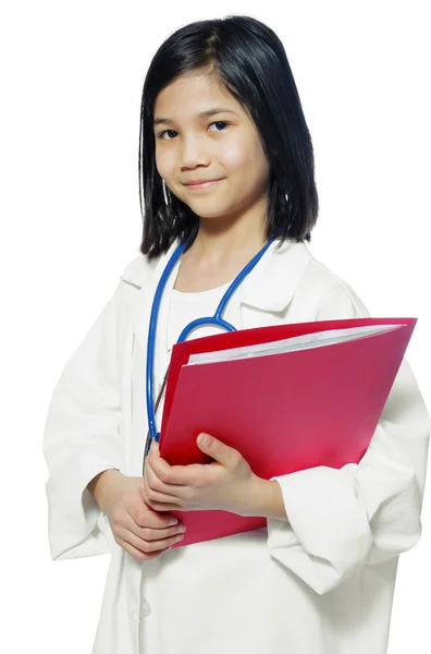 Child playing doctor — Stock Photo, Image