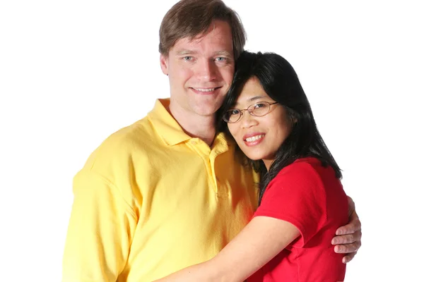 Multiracial couple — Stock Photo, Image