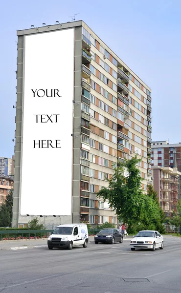 도시 간판과 광고 스톡 사진
