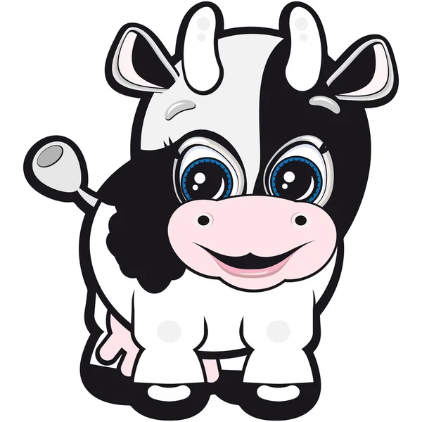 Pequena vaca — Vetor de Stock