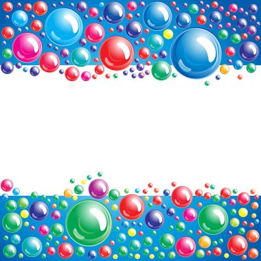 Bubble background clipart