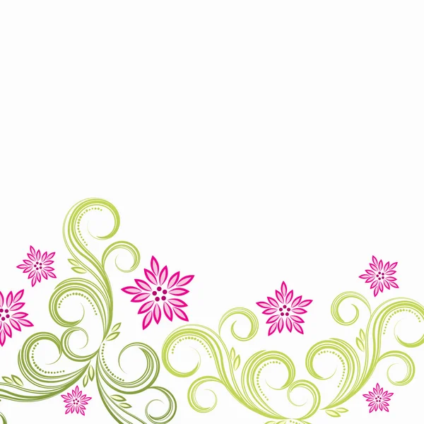 Fond floral printanier — Image vectorielle