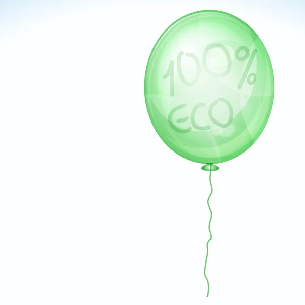 Éco ballon — Image vectorielle
