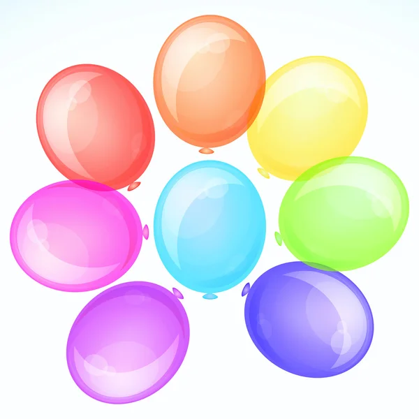 Vector de fondo con globos . — Vector de stock