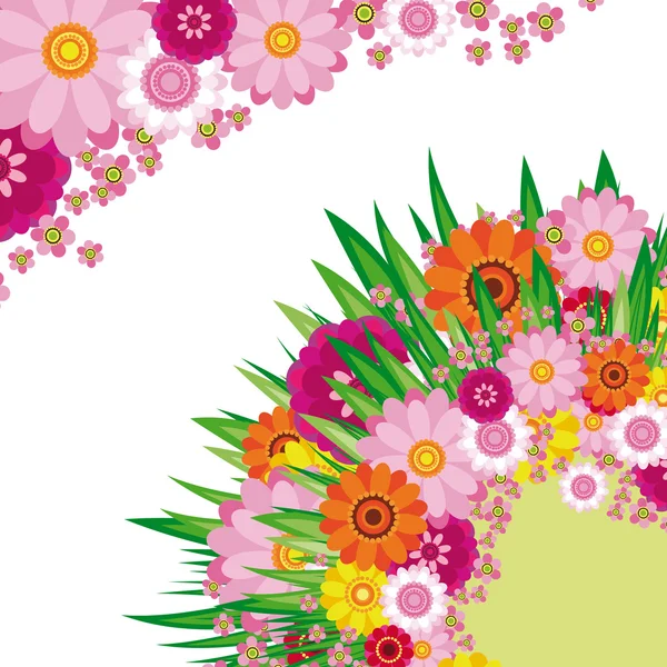 Húsvéti virág háttér — Stock Vector