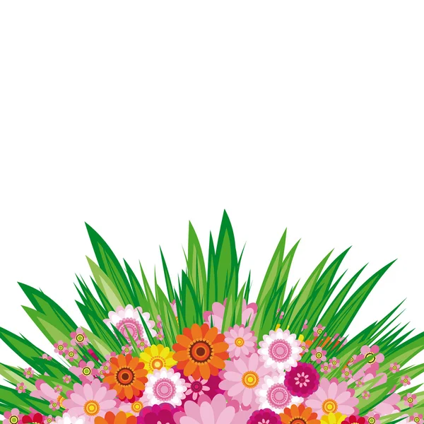 Ostern floralen Hintergrund — Stockvektor