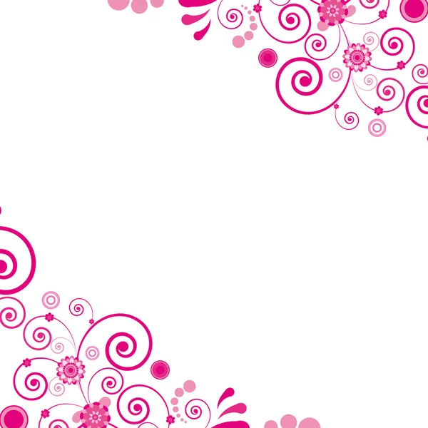 Διάνυσμα. ροζ λουλούδι. floral φόντο. — Διανυσματικό Αρχείο