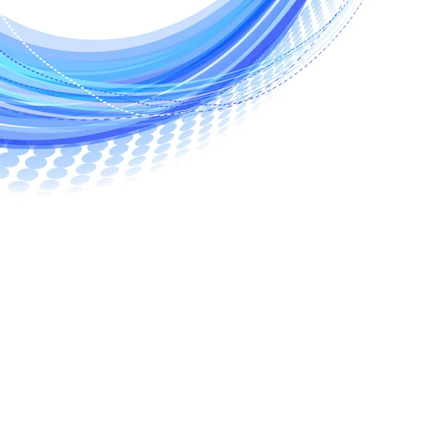 Blauer abstrakter Hintergrund. Vektor — Stockvektor